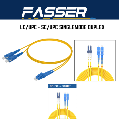 Patch Cord Fiber Optic Cables SC/UPC-LC/UPC – Fasser Networks