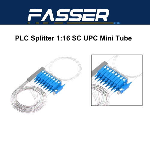 PLC Splitter 1:16 SC UPC Mini Tube