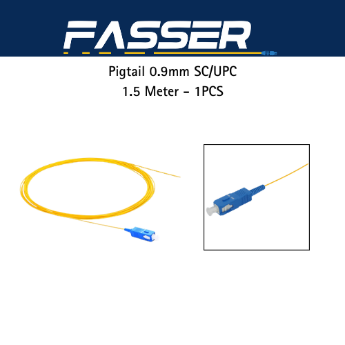 Pigtail 0.9mm SC/UPC 1.5 Meter - 1PCS