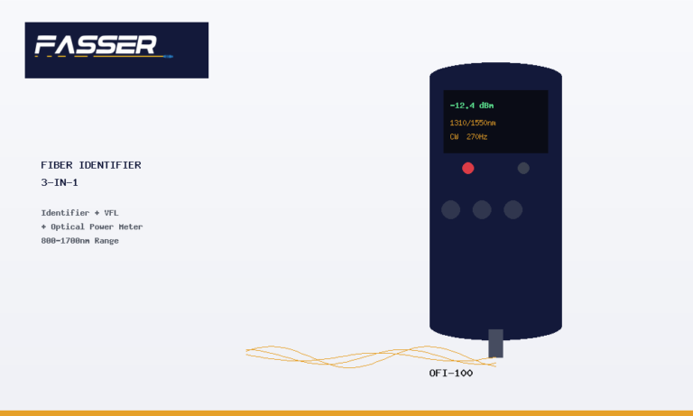 Fiber Identifier OFI-100 Fasser 3in1 identifier VFL optical power meter