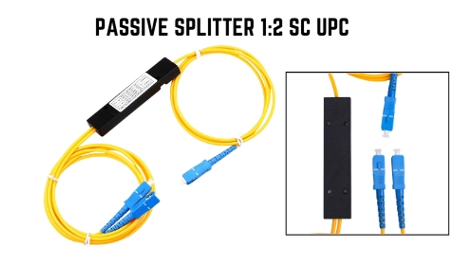 Fasser Passive Splitter Mini Tube SC/UPC 1:2
